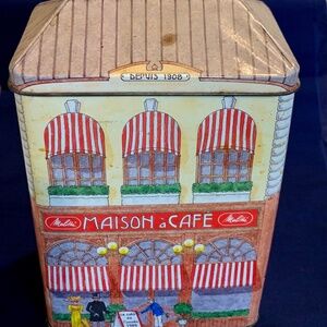 Melita Coffee Vintage Coffee Tin. 1987